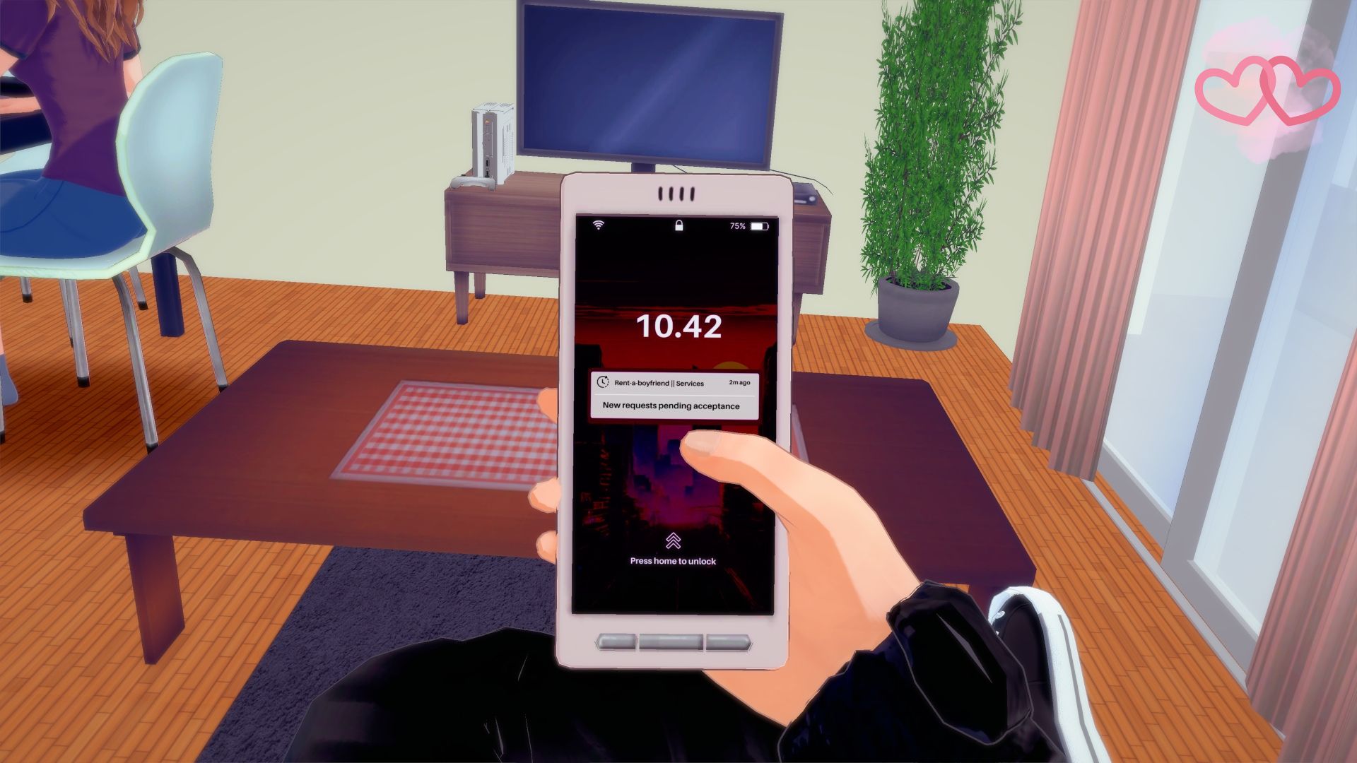 SLG汉化丨租一个男友Rent(a)Boyfriend v0.1.2汉化版【20241015】 游戏截图 1