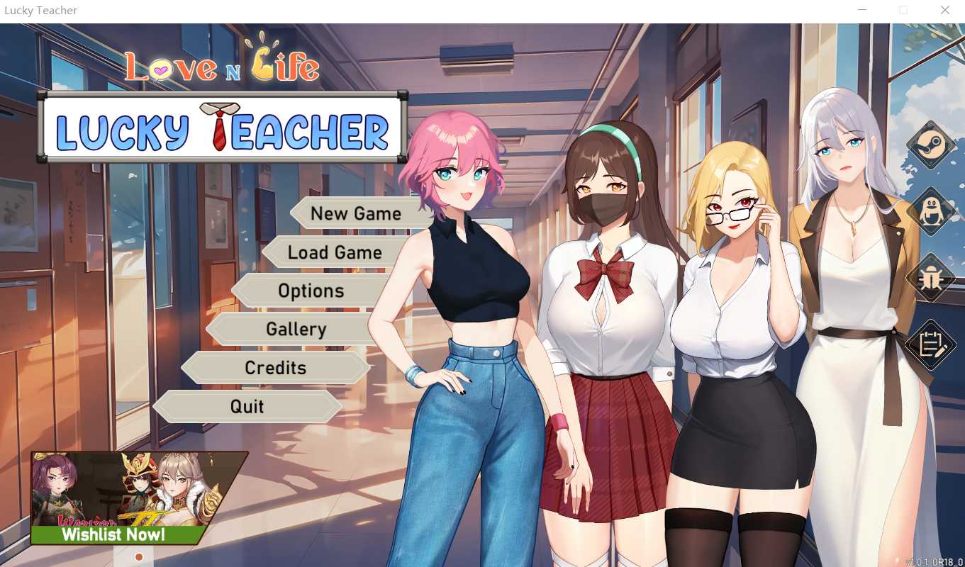 SLG/官中/动态丨爱与生活:幸运老师/Love n Life: Luc ky Teacher v1.0.1 官方中文步兵版【20240203】 游戏截图 4