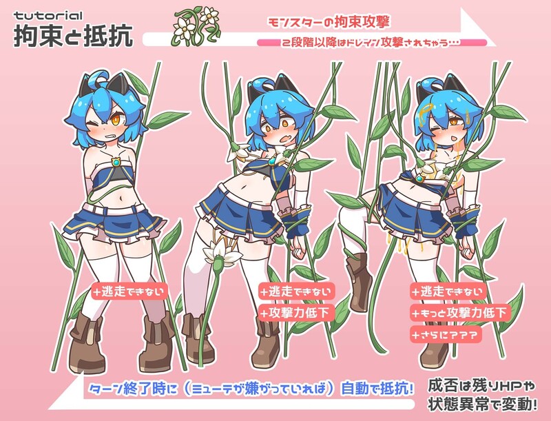 回合RPG/触手拘束/2C丨缪特化！（ミューテーション!）V1.0 AI汉化+全CG存档【20240629】 游戏截图 4