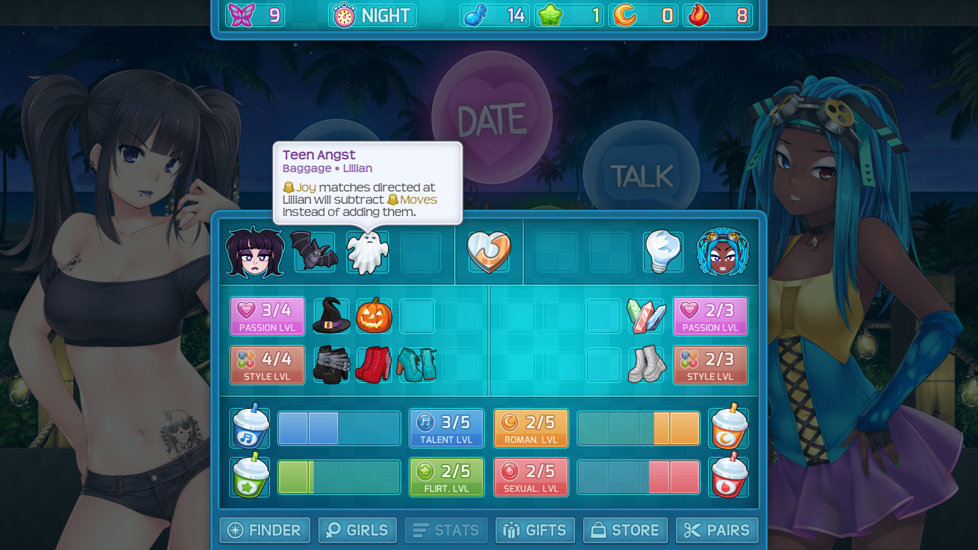 HuniePop 2，超经典的三消游戏，只有英文，不过附带全CG存档佣兵2313【PC0901】 游戏截图 1