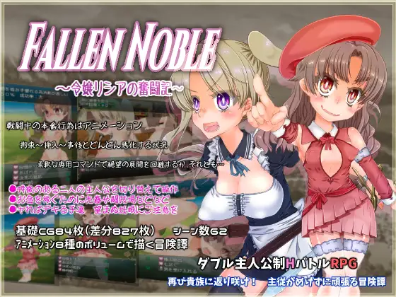 Fallen Noble ~千金莉西亚的奋斗记~ 云翻汉化【20221117】 游戏截图 1