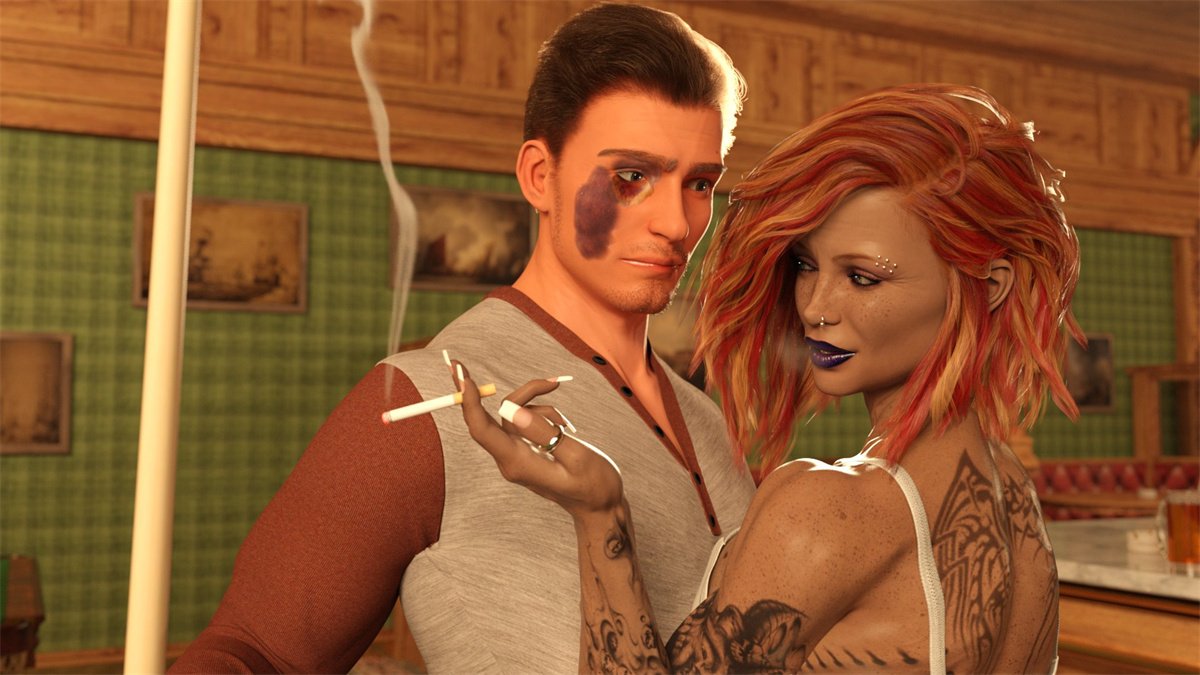欧美SLG汉化3D丨阿尔法性别 The Alpha Gender v0.3B Alpha【20240120】 游戏截图 1