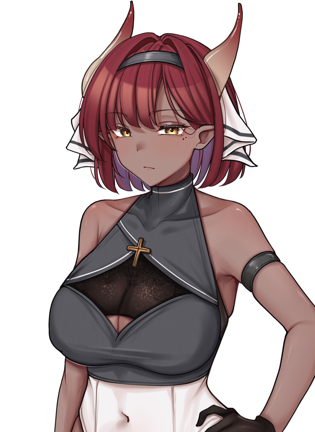 探索RPG/被NTR/动态2C丨异种族修女的试炼~与人类的H交流~(異種族シスターの試練~人間とのHな交流~)V1.0 AI汉化【20240715】 游戏截图 3