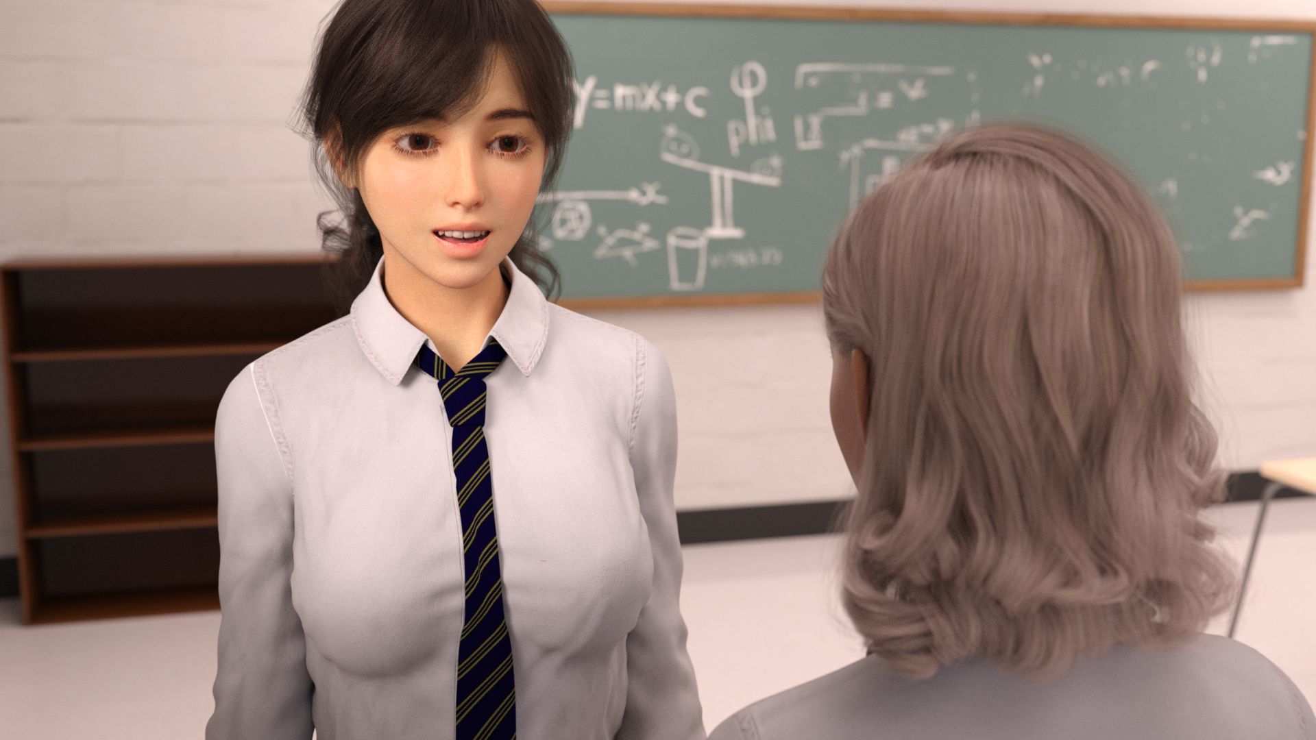 欧美SLG/国人审美/动态3C丨裸体学校/裸体主义者学校（Nudist School）V0.17 汉化中文版【20240709】 游戏截图 1