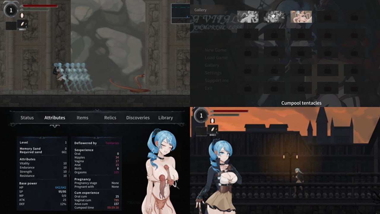 ACT/官中丨 La Vitalis : 永恆的欠損 La Vitalis Immortal Loss v0.05 Beta 官方中文版 【20240809】 游戏截图 1
