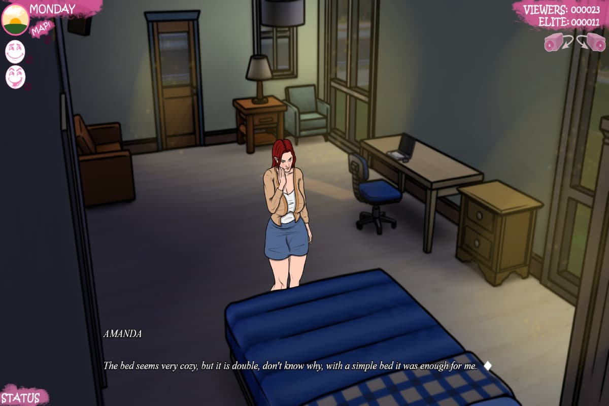 欧美SLG/AIGPT汉化/动态丨情欲小镇，阿曼达的色情之路 Lust Town, Amanda’s road to porn v0.7【20250124】 游戏截图 4