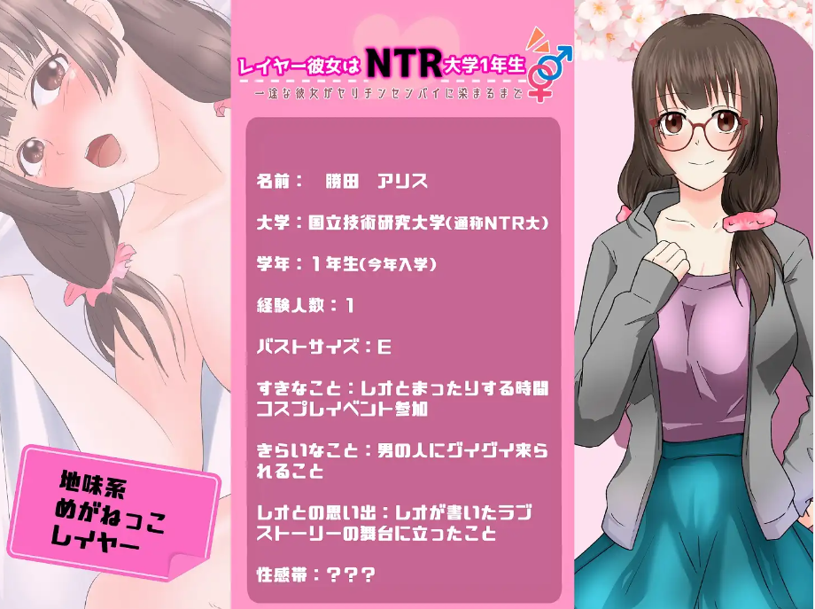 レイヤー彼女はNTR大學1年生 【20230502】 游戏截图 4