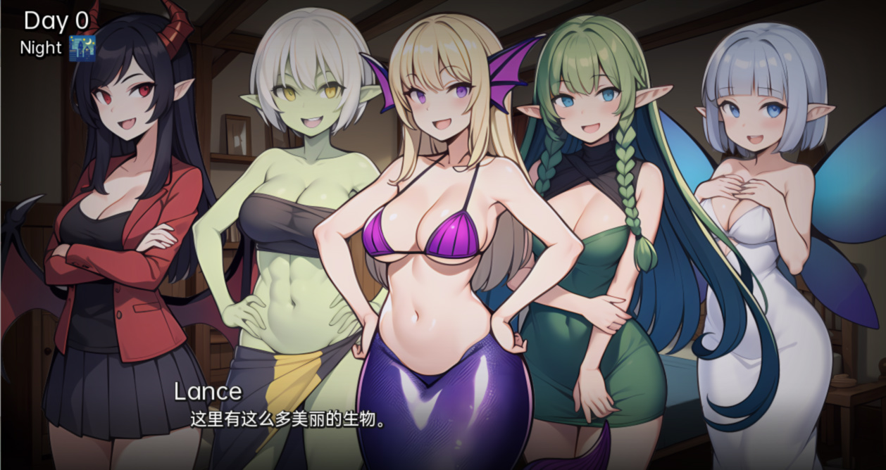 沙盒SLG汉化2D丨淫荡的生物 好色之徒 Lustful Creatures v0.1丨【20230616】 游戏截图 1