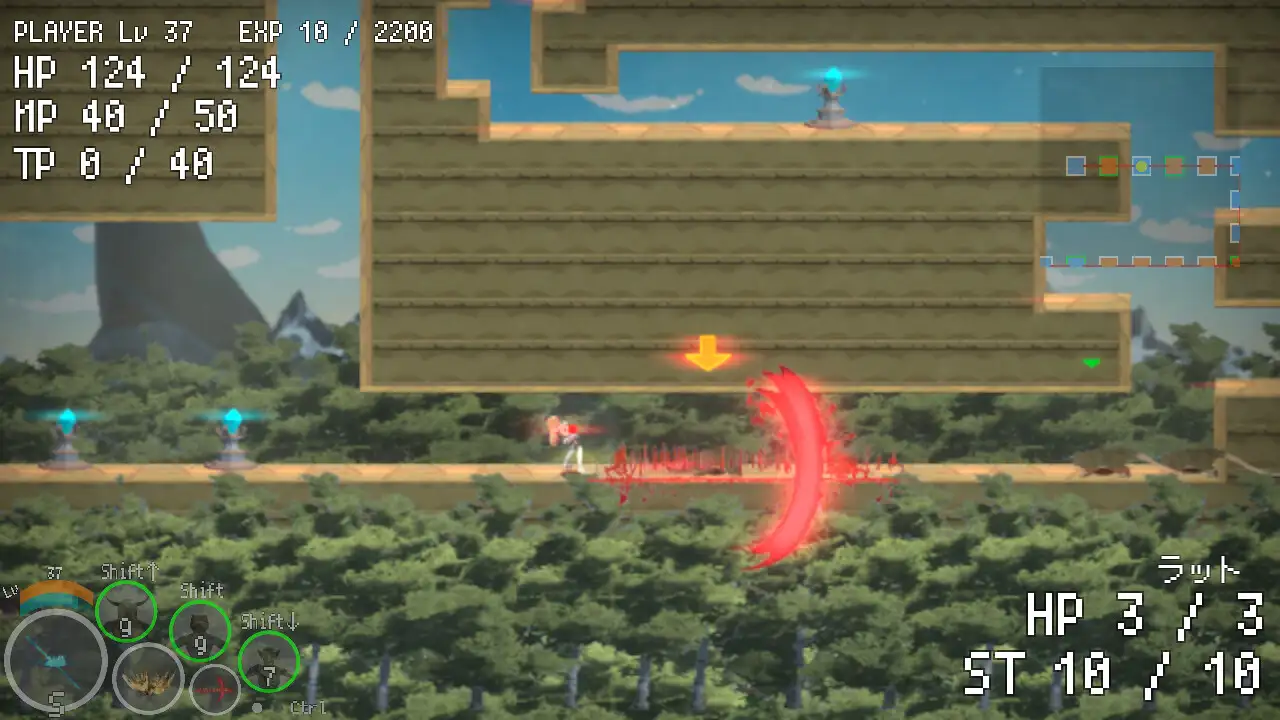 ACT/新作/有动画丨女騎士ミレット～寝取られメトロイドヴァニア～700M/【20240114】 游戏截图 3