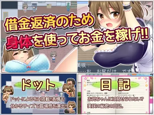 爆款RPG/新AI汉化/寝取乱交丨寝取義妹美咲～替兄还债的妹妹开始了色情打工生活【20231207】 游戏截图 4