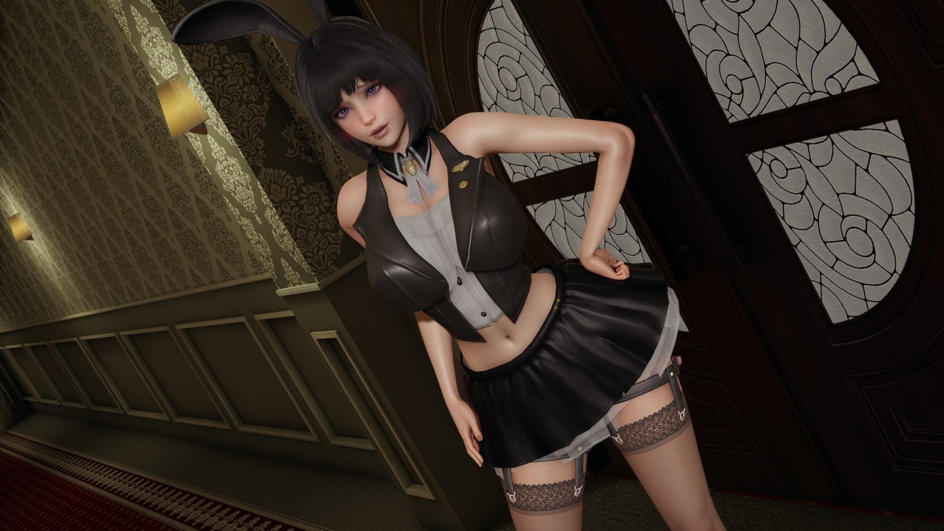 亚洲风SLG/汉化丨天鹅兔子/Velvet Bunnies V0.1.3 【20240804】 游戏截图 5