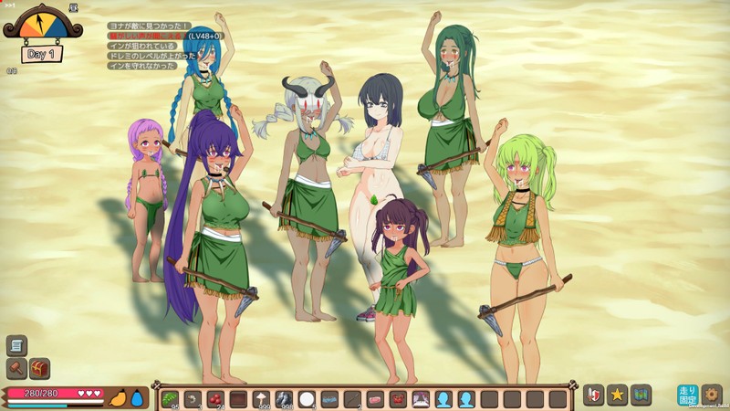 SLG/26日更新/有动画 丨 生存游戏 不完整官中 Survival サバイバルゲーム V20230624 【20230626】 游戏截图 1