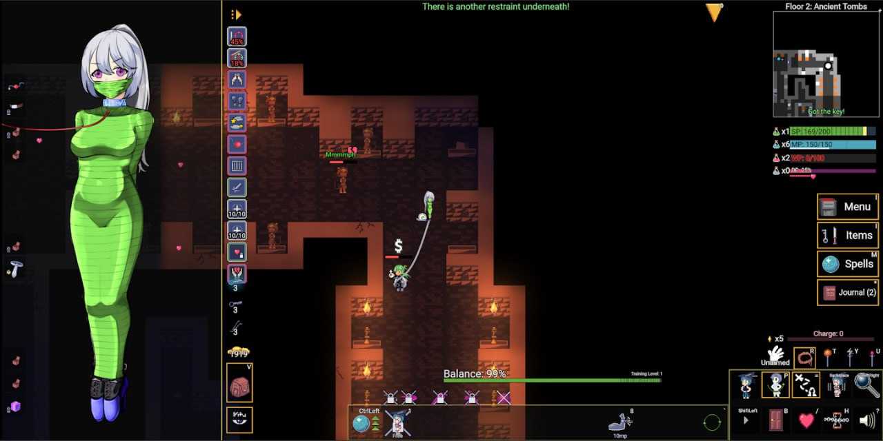 RPG/官中/步兵丨变态的地牢/Kinky Dungeon Ver5.4.3 官方中文版【20250115】 游戏截图 1