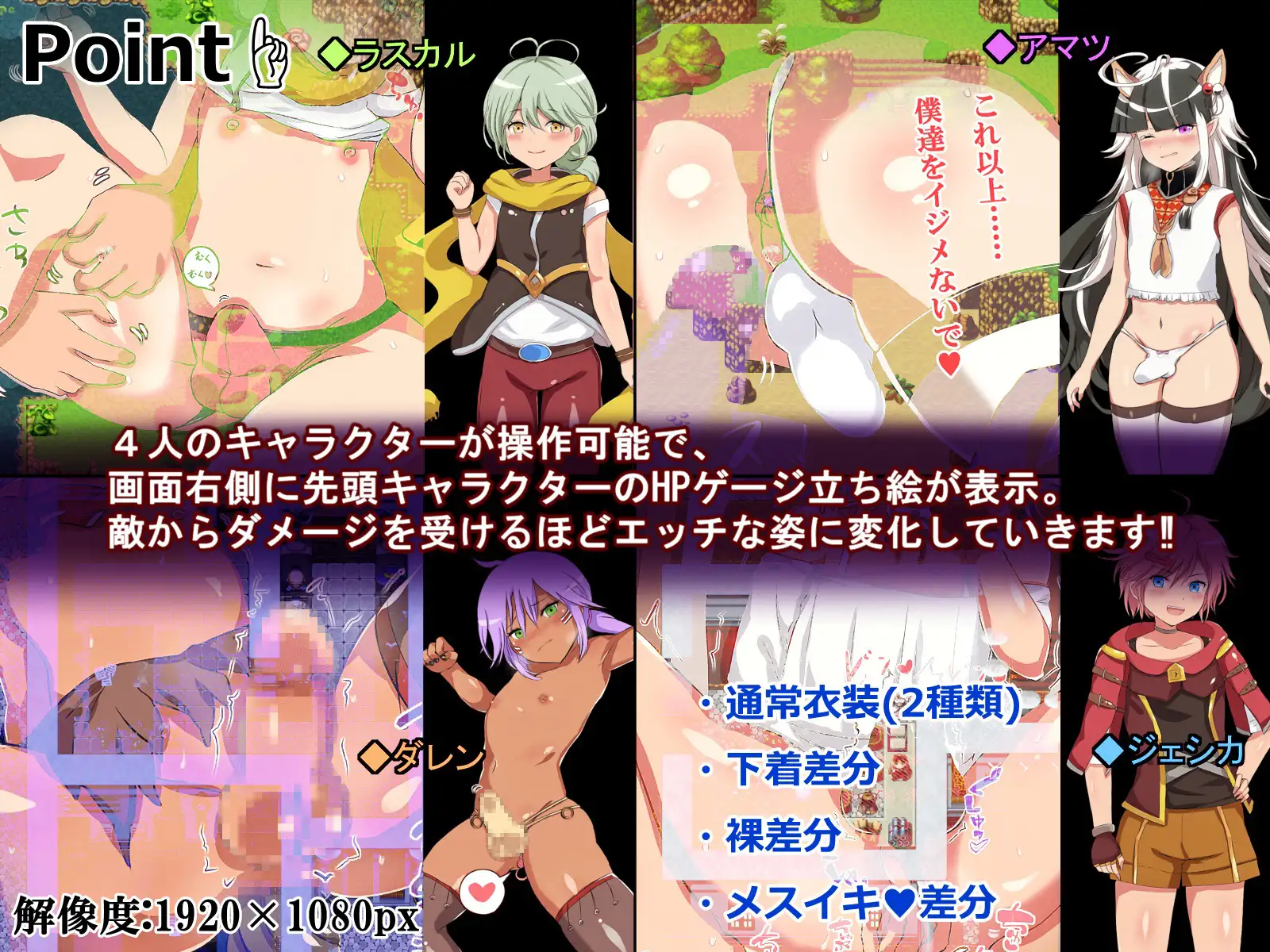 女装聖騎士ラスカル内容追加【20221230】 游戏截图 6