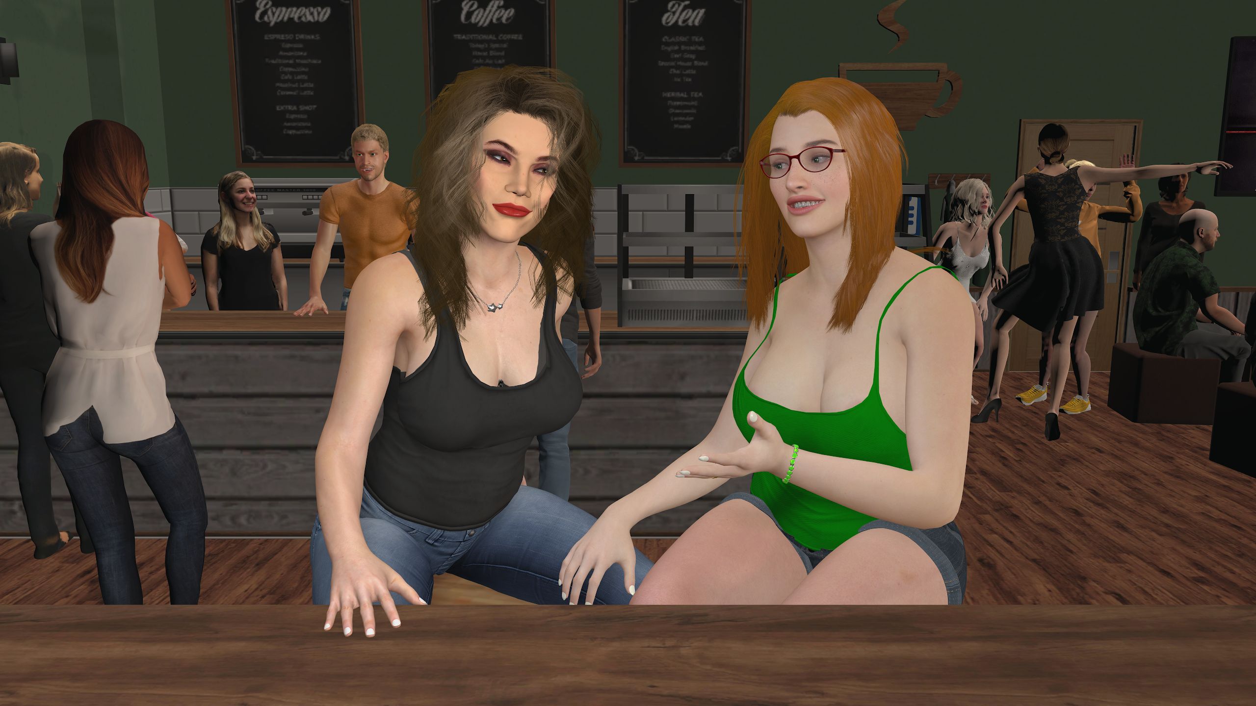 欧美SLG/AIGPT汉化/3D丨极乐之旅 Journey to Bliss v0.08【20240618】 游戏截图 6