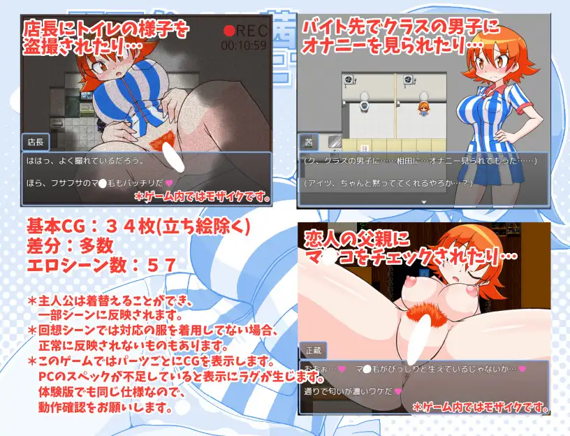RPG/机翻/新作/NTR丨関西弁JK茜のエッチなコンビニアルバイト(仮)1G【20231225】 游戏截图 4