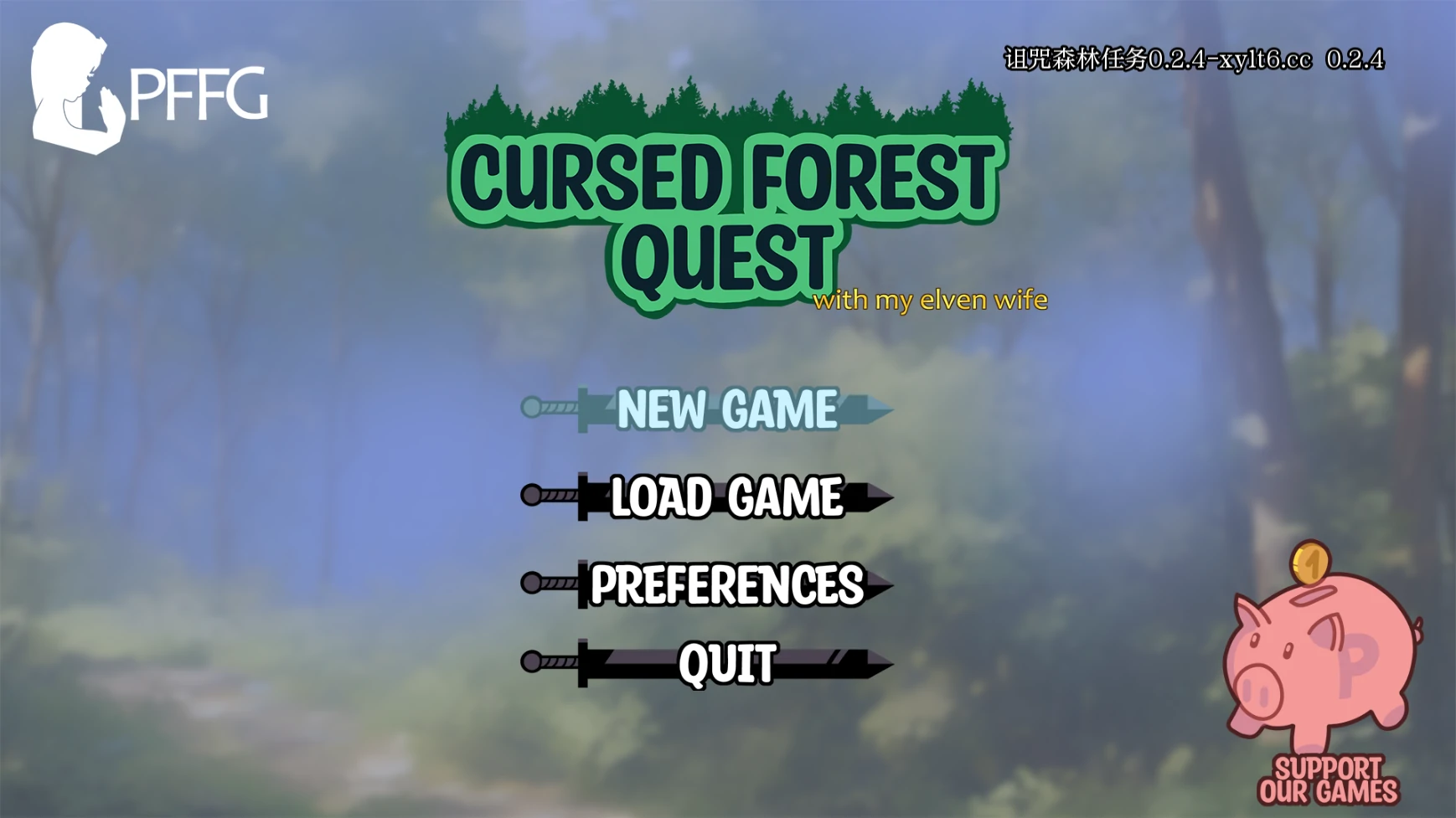 欧美SLG/AIGPT汉化/2D丨诅咒森林任务Cursed Forest Quest   v0.2.4【20250210】 游戏截图 2
