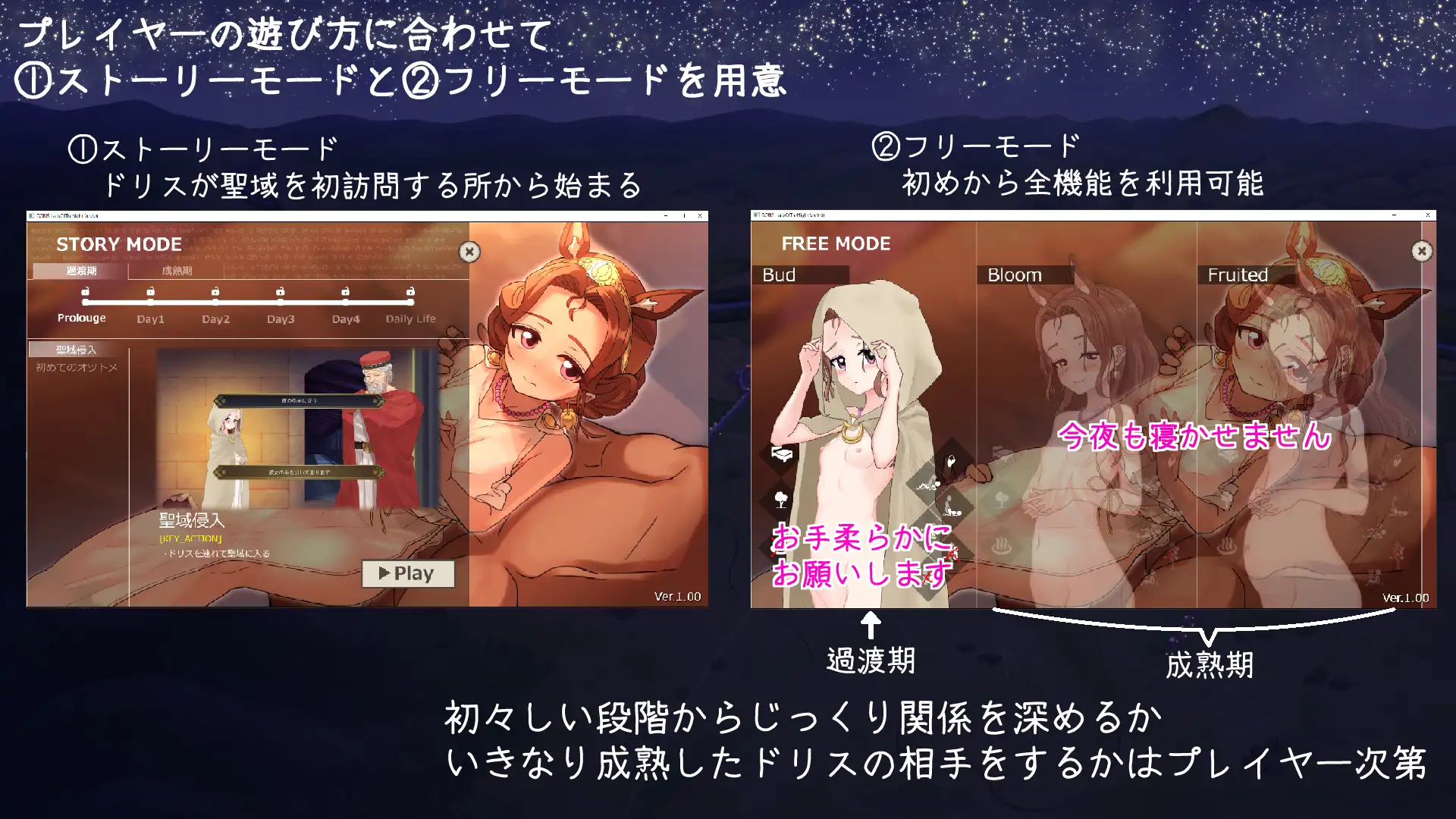 SLG/官中丨母与夜晚的交换 /ドリス姫と夜のオツトメ 官方中文版【20240410】 游戏截图 1