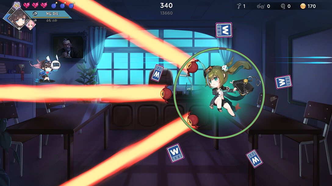 飞行射击/更新/STEAM官中丨横版射击+Roguelite 黑色学园 Black Academy V1.0.169【20230901】 游戏截图 1
