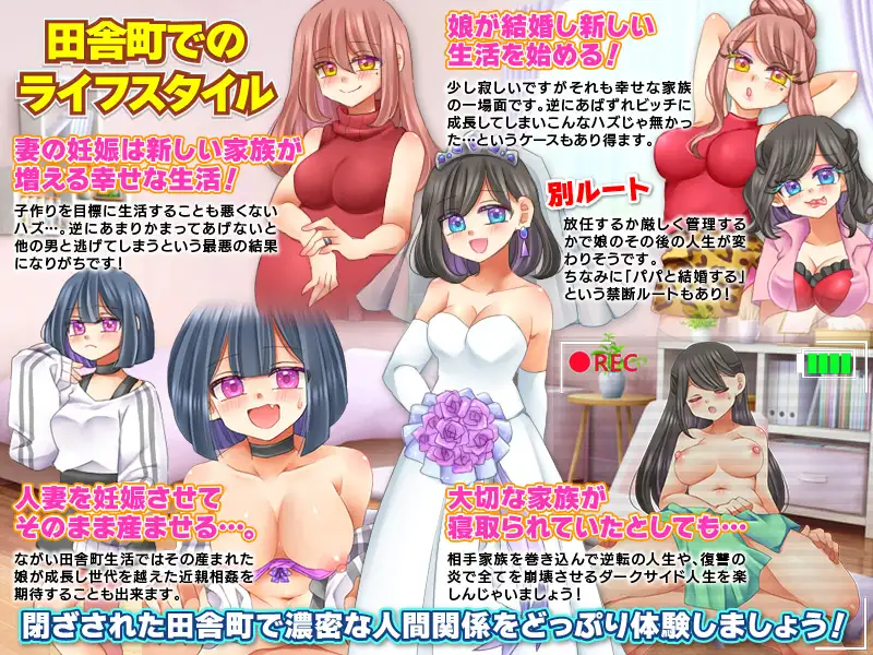 RPG/AI汉化丨 无法悠闲的邻里NTR生活 のんびり出来ないご近所NTR生活 【20240926】 游戏截图 1