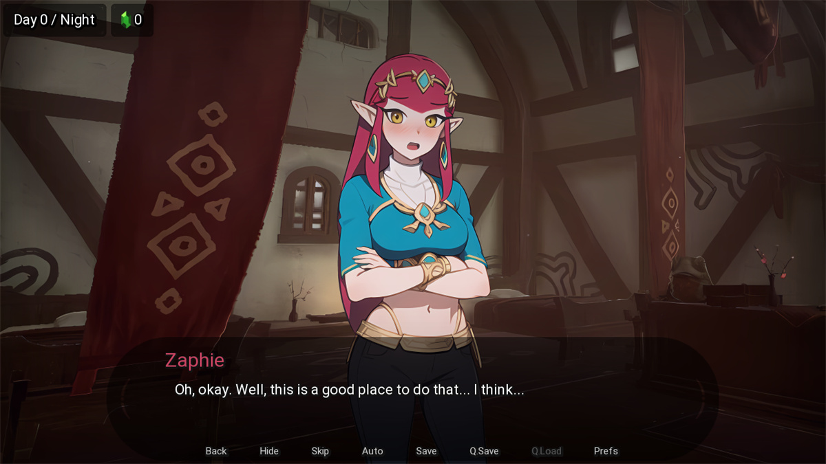 日系SLG汉化丨海拉鲁之恋 Love in Hyrule v0.6.0【20231022】 游戏截图 1