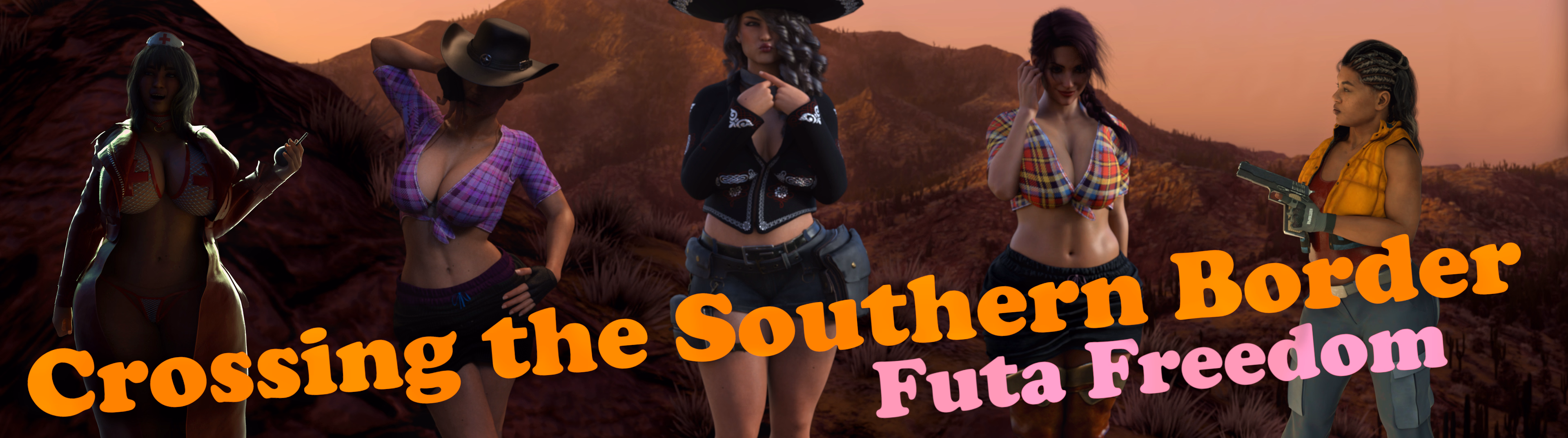 穿越南部边境：扶她自由（Crossing the Southern Border: Futa Freedom）v0.63 精翻汉化
